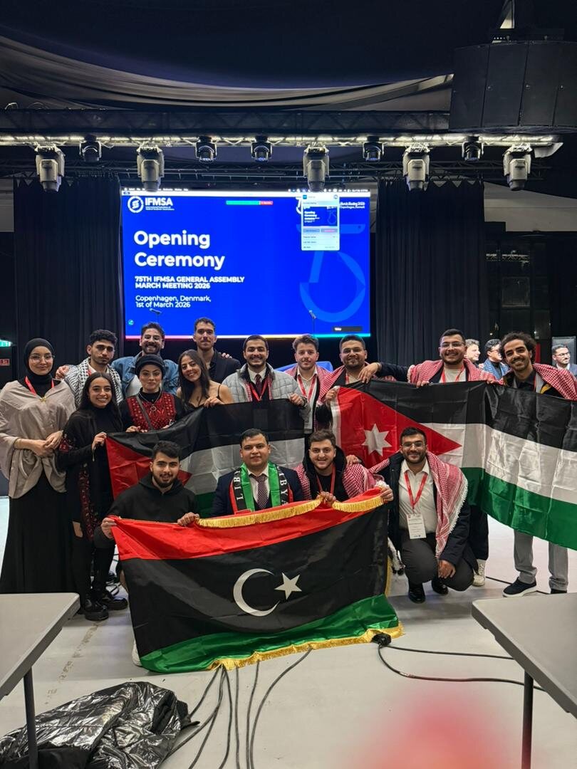 IFMSA-Jo delegation at the MM26 opening ceremony