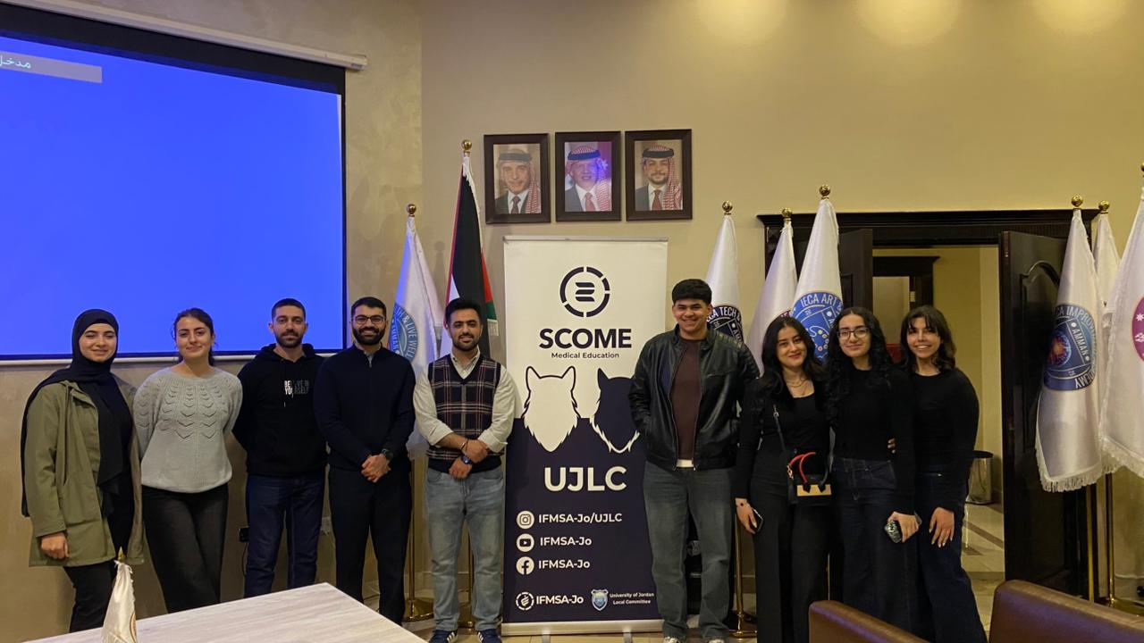 SCOME UJLC members gathered after an activity