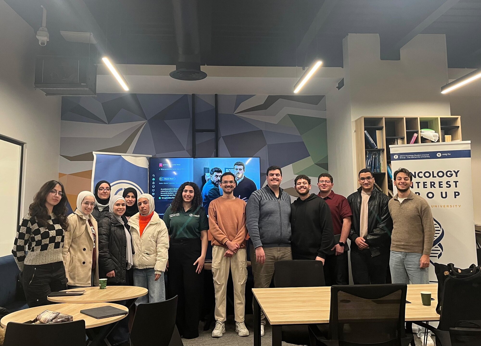 Medical students gathered during the Publish It project