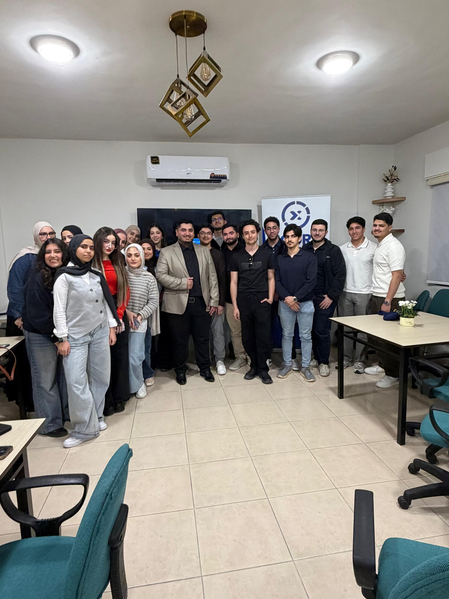 Medical students gathered after a Research Educator workshop