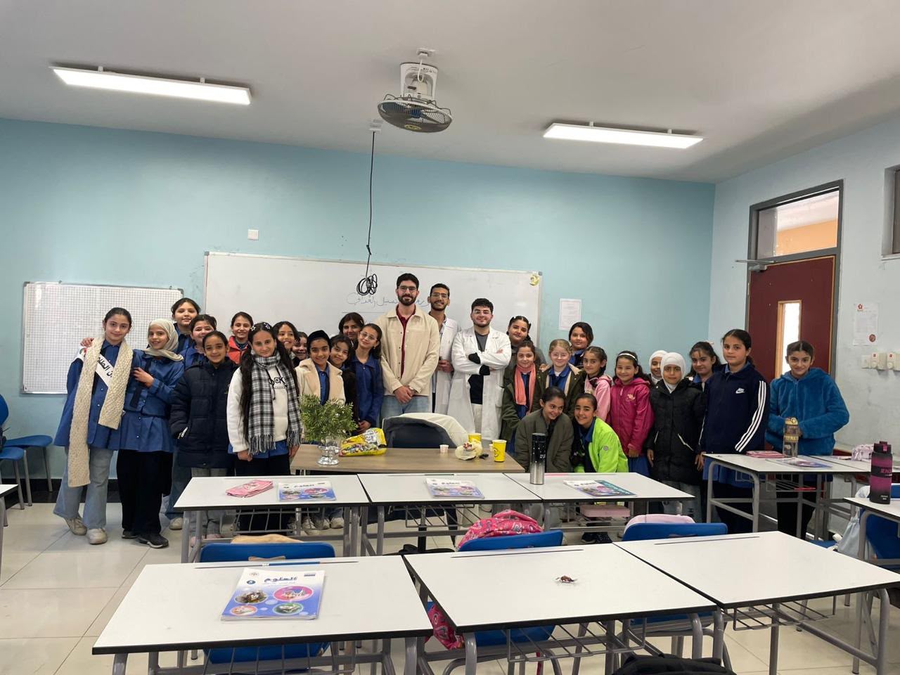 Students and community participants during an Unmasking NCDs educational activity